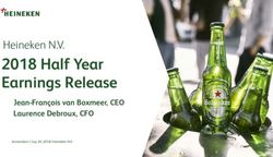 2018 Half Year Earnings Release - Heineken N.V - Jean-Fran&ccedil;ois van Boxmeer, CEO Laurence Debroux, CFO - The HEINEKEN Company