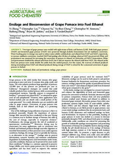 Ensilage and Bioconversion of Grape Pomace into Fuel Ethanol
