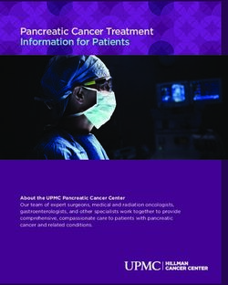 Pancreatic Cancer Treatment Information for Patients - UPMC