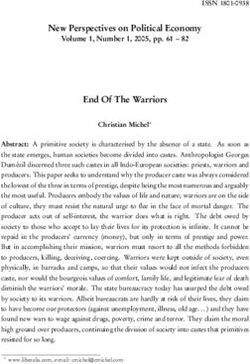 New Perspectives on Political Economy