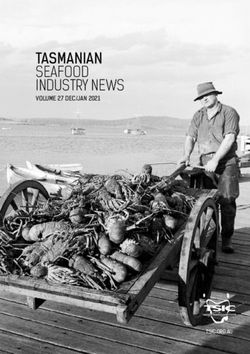 TASMANIAN SEAFOOD INDUSTRY NEWS - VOLUME 27 DEC/JAN 2021 - TSIC.ORG.AU