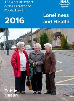 2016 Loneliness and Health - NHS Highland Public Health