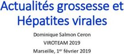 Actualités grossesse et Hépatites virales - VIROTEAM 2019 Dominique Salmon Ceron Marseille, 1er février 2019 - COREVIH Bretagne