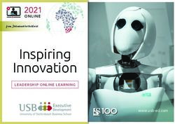 Inspiring Innovation LE ADERSHIP ONLINE LE ARNING - www.usb-ed.com