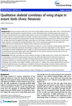 Qualitative skeletal correlates of wing shape in extant birds (Aves: Neoaves)