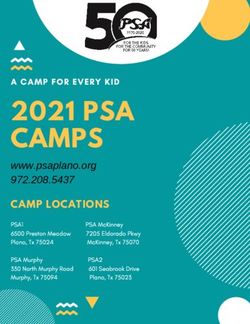 2021 PSA CAMPS CAMP LOCATIONS - www.psaplano.org