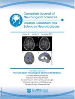 Canadian Journal of Neurological Sciences Journal Canadien des Sciences Neurologiques