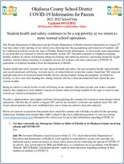 Okaloosa County School District COVID-19 Information for Parents