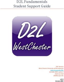 Student Support Guide - D2L Services West Chester University of Pennsylvania www.wcupa.edu/D2L 610-436-3350, option 2 Anderson Hall ...