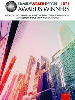 AWARDS WINNERS 2021 RECOGNIZING LEADERS ACROSS THE FAMILY OFFICE AND WEALTH MANAGEMENT INDUSTRY IN NORTH AMERICA - ClearView Financial Media