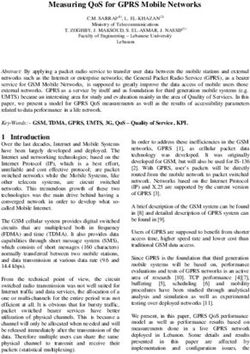 MEASURING QOS FOR GPRS MOBILE NETWORKS