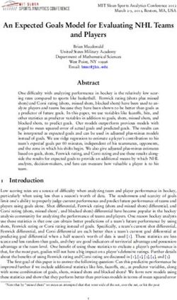 An Expected Goals Model for Evaluating NHL Teams and Players