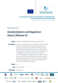 Standardization and Regulation Report (Release A)
