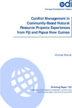 Conflict Management in Community-Based Natural Resource Projects: Experiences from Fiji and Papua New Guinea