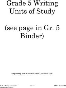 Grade 5 Writing Units of Study (see page in Gr. 5 Binder) - Prepared by Portland Public Schools, Summer 2009.