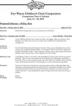 Fort Wayne Children's Choir Companions - Companion Tour of Ireland June 21 - 30, 2019 - Fort Wayne Children's Choir