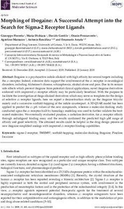 Morphing of Ibogaine: A Successful Attempt into the Search for Sigma-2 Receptor Ligands - MDPI