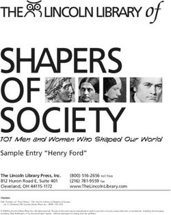 Sample Entry "Henry Ford" - 101 Men and Women Who Shaped Our World