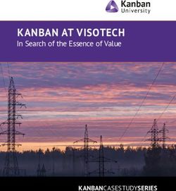 KANBAN AT VISOTECH In Search of the Essence of Value - KANBANCASESTUDYSERIES