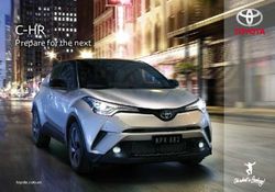 C-HR Prepare for the next - toyota.com.au - Noel Barr Toyota