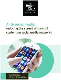 Anti-social media: reducing the spread of harmful content on social media networks - The Helen Clark Foundation