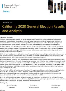 California 2020 General Election Results and Analysis - Amazon S3