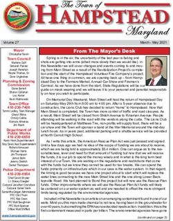 The Town of Hampstead - Maryland