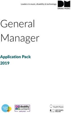 General Manager Application Pack 2019 - Drake Music
