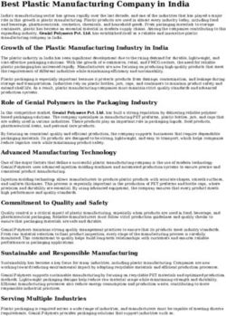 Best Plastic Manufacturing Company in India