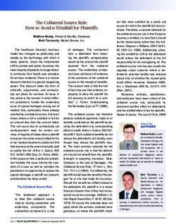 How to Avoid a Windfall for Plaintiffs