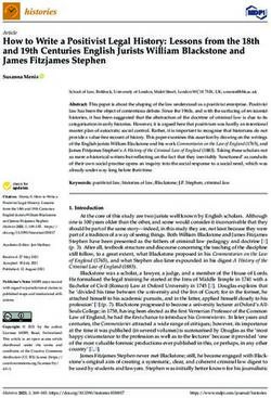 How to Write a Positivist Legal History: Lessons from the 18th and 19th Centuries English Jurists William Blackstone and James Fitzjames Stephen ...