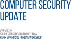 COMPUTER SECURITY UPDATE - HEPIX SPRING 2021 ONLINE WORKSHOP LIVIU V&Acirc;LSAN FOR THE CERN COMPUTER SECURITY TEAM - CERN INDICO