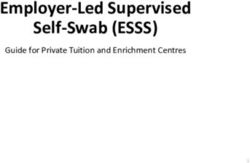Employer-Led Supervised Self-Swab (ESSS) - Guide for Private Tuition and Enrichment Centres