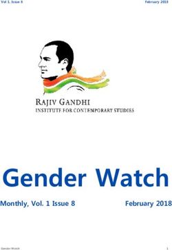 GENDER WATCH MONTHLY,VOL.1ISSUE8 FEBRUARY2018
