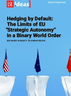 Hedging by Default: The Limits of EU "Strategic Autonomy" in a Binary World Order - RichaRd h iggott & Simon Reich