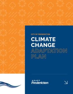 CLIMATE CHANGE CITY OF FREDERICTON - Fredericton.ca