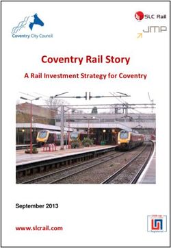 Coventry Rail Story A Rail Investment Strategy for Coventry - www.slcrail.com - Coventry City Council