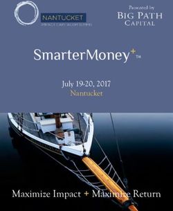 SmarterMoney+ - Maximize Impact + Maximize Return - July 19-20, 2017 Nantucket - LOCUS Impact Investing