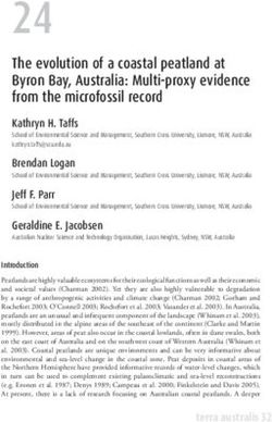 24 The evolution of a coastal peatland at Byron Bay, Australia: Multi-proxy evidence from the microfossil record