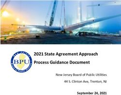 2021 State Agreement Approach Process Guidance Document - September 24, 2021 New Jersey Board of Public Utilities