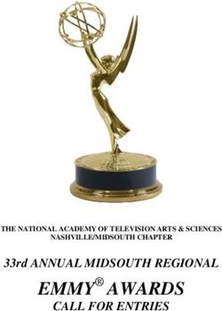 EMMY AWARDS 33rd ANNUAL MIDSOUTH REGIONAL CALL FOR ENTRIES - THE NATIONAL ACADEMY OF TELEVISION ARTS & SCIENCES - Midsouth Emmy Award