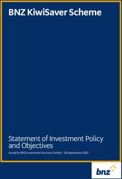 BNZ KiwiSaver Scheme - Statement of Investment Policy and Objectives Issued by BNZ Investment Services Limited - 29 September 2020 - Sorted Smart ...