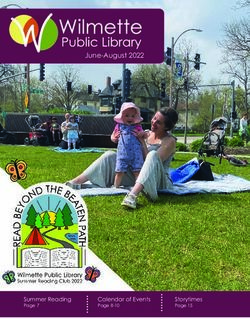 June-August 2022 - Summer Reading - Wilmette Public Library