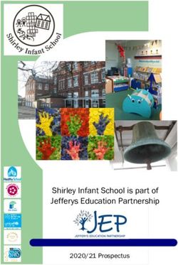 Shirley Infant School is part of Jefferys Education Partnership - 2020/21 Prospectus