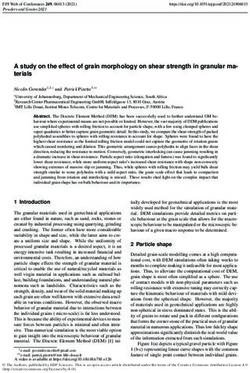 A study on the effect of grain morphology on shear strength in granular ma- terials - EPJ Web of Conferences