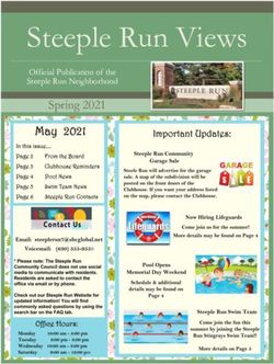 Steeple Run Views Spring 2021 - Official Publication of the Steeple Run Neighborhood - Naperville, IL 60540