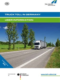 GB TRUCK TOLL IN GERMANY USER INFORMATION - www.toll-collect.de - Toll Collect