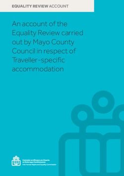 An account of the Equality Review carried out by Mayo County Council in respect of Traveller-specific accommodation - EQUALITY REVIEW ACCOUNT