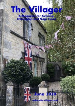 The Villager - June 2020 - A Magazine for Avening, Cherington and Nags Head - Avening Parish Council