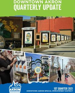 QUARTERLY UPDATE DOWNTOWN AKRON - 1st Quarter 2021